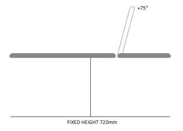 Click Here To Enlarge This Photo Of Fixed Height Couch with Drawer
